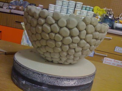Bubble Bowl - Pottery Idea - Press Mold