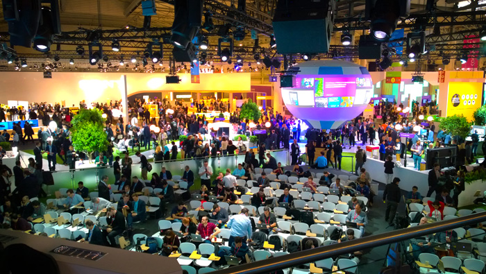Microsoft Balloon at Mobile World Congress Barcelona 2014