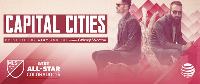 MLS Game 2015 - Capital Cities Concert