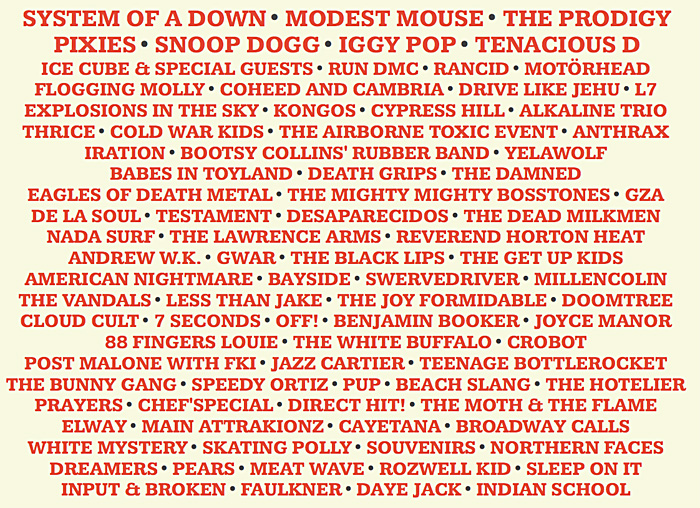 Riot Fest Denver 2015 Lineup