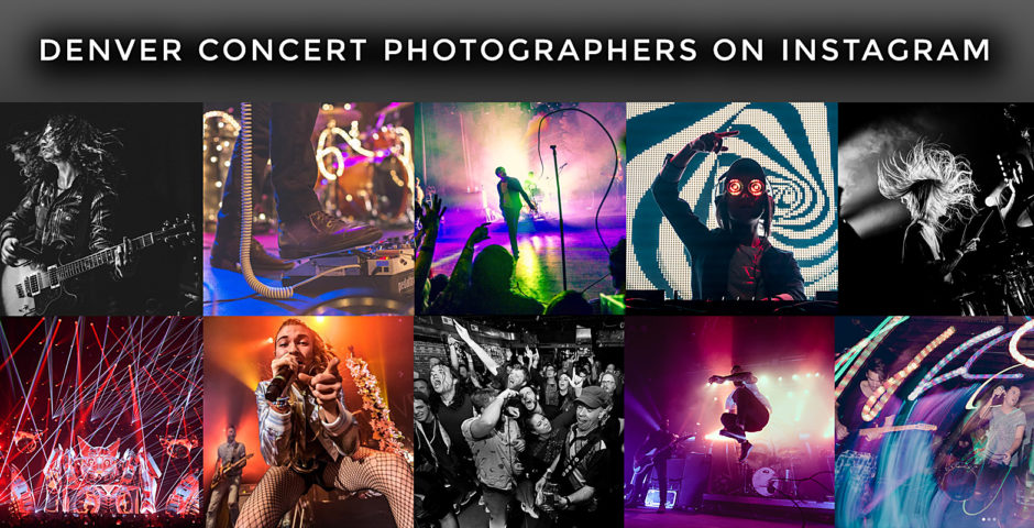 List of Denver Concert Photographers on Instagram #music #concerts #photography #denver