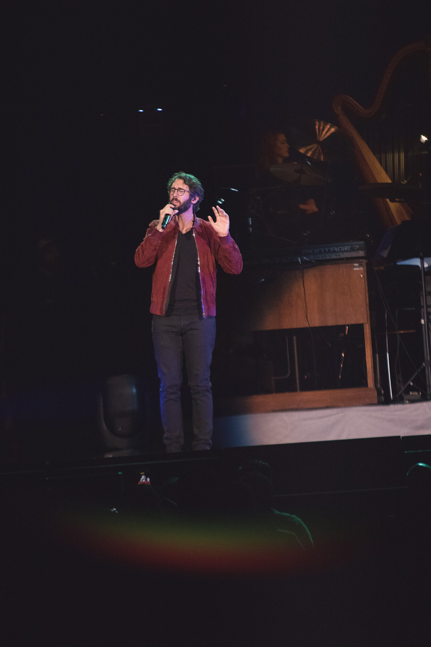 Josh Groban & Idina Menzel at Pepsi Center - Denver Concert Photos