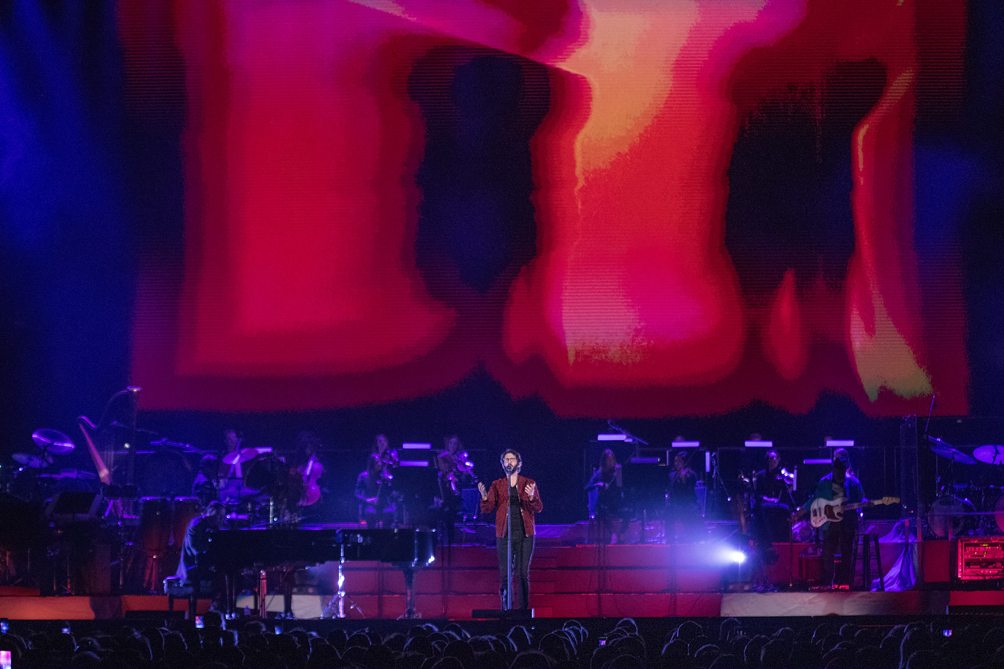 Josh Groban & Idina Menzel at Pepsi Center - Denver Concert Photos