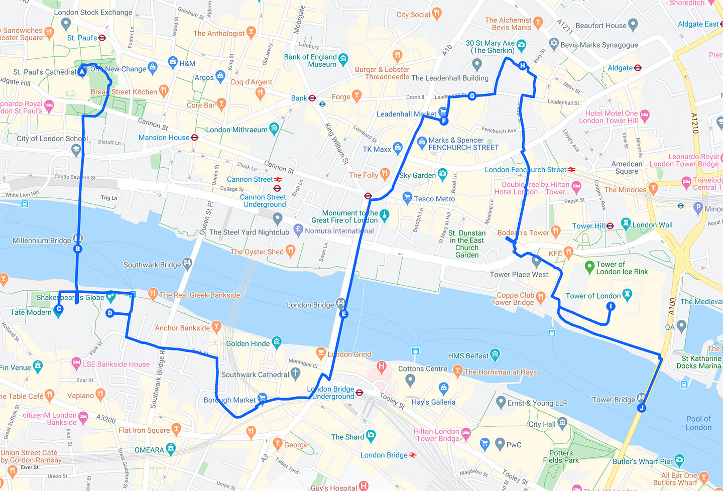 Best Things To Do in London By Neighborhood - Kensington - Walking Map