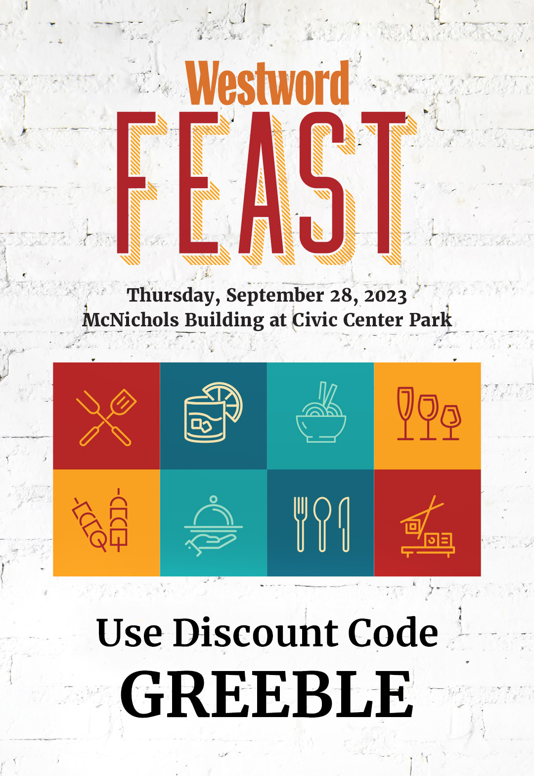 Westword Feast Discount Code 2023 - Denver Food Tasting Event