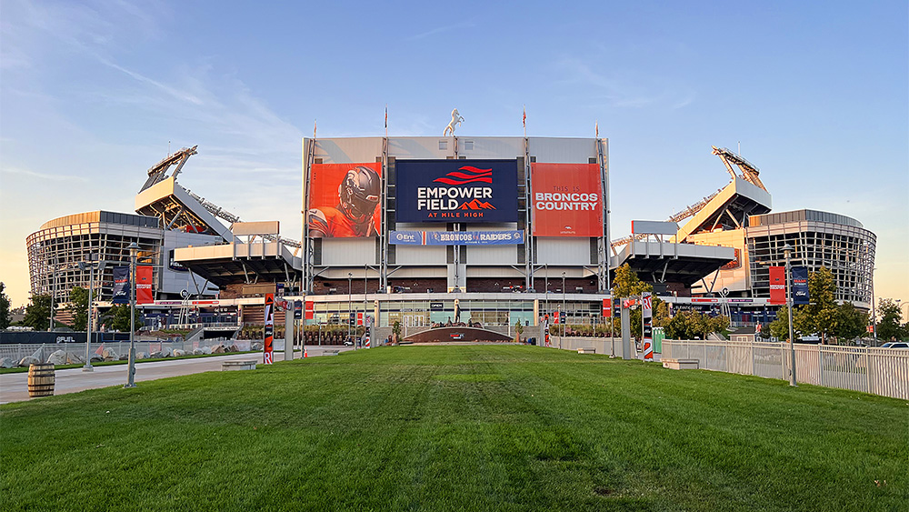 Empower Field at Mile High stadium in Denver, Colorado