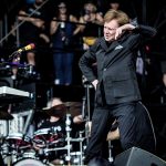 DEVO performing at Shaky Knees Festival 2025 in Piedmont Park Atlanta