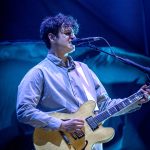 Ezra Koenig of Vampire Weekend performing live at Shaky Knees Festival 2025 in Atlanta