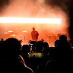 Grandson silhouette with dramatic lighting Fillmore Denver