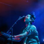 Matthew Murphy performing with The Wombats Denver