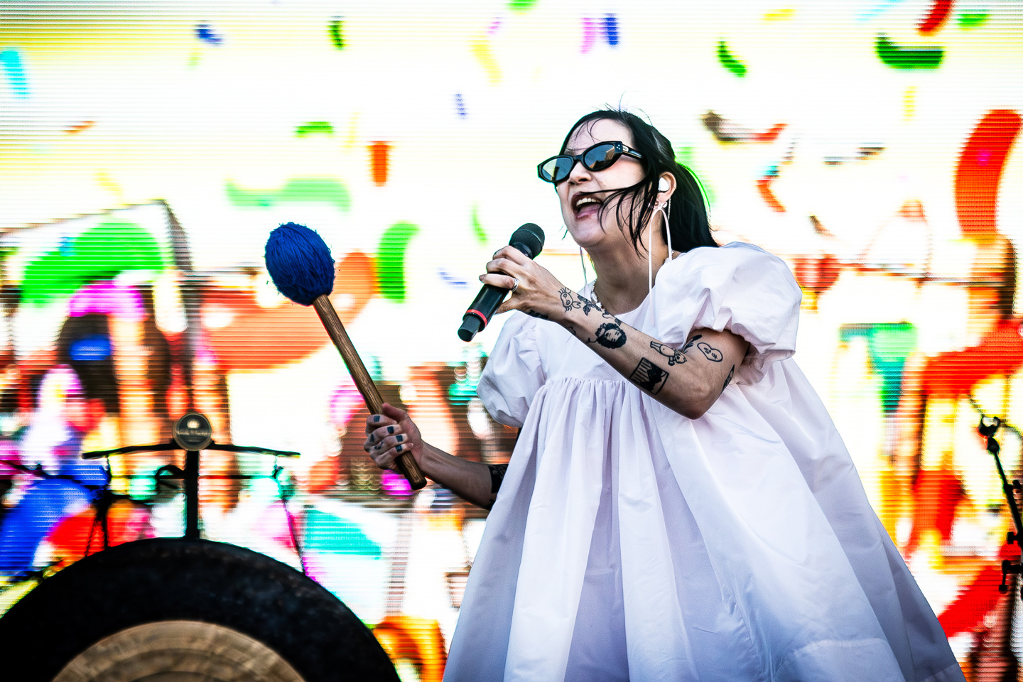 Michelle Zauner performs with Japanese Breakfast during Outside Days 2026 in Denver.