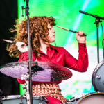 Outside Days 2026 Day 3 concert photos featuring N3ptune, Girl Tones, Grouplove, and Tash Sultana performing live in Denver.
