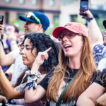 Outside Days 2026 Day 3 concert photos featuring N3ptune, Girl Tones, Grouplove, and Tash Sultana performing live in Denver.