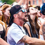 Outside Days 2026 Day 3 concert photos featuring N3ptune, Girl Tones, Grouplove, and Tash Sultana performing live in Denver.