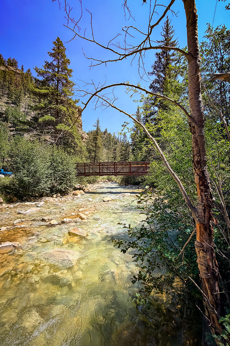 Scenic drive along Guanella Pass near Grant, Colorado