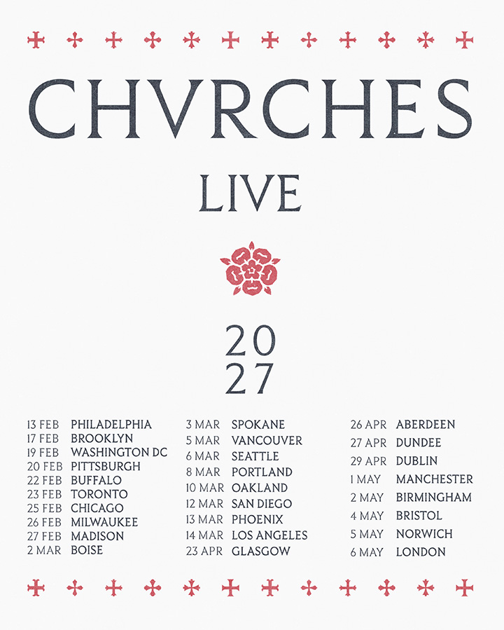 CHVRCHES World Tour 2027